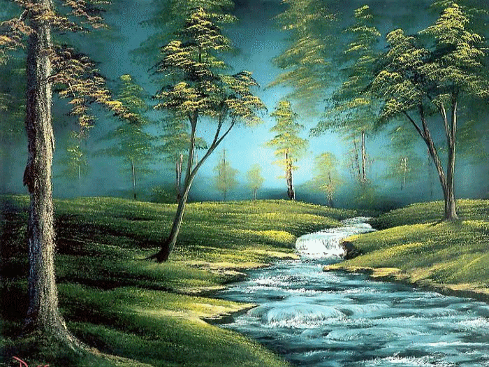 Peinture De Bob Ross